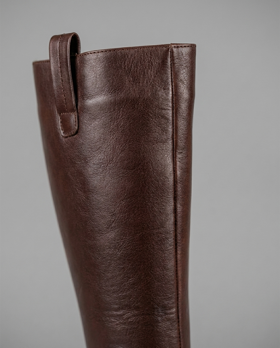 Brown Knee High Riding Boots
