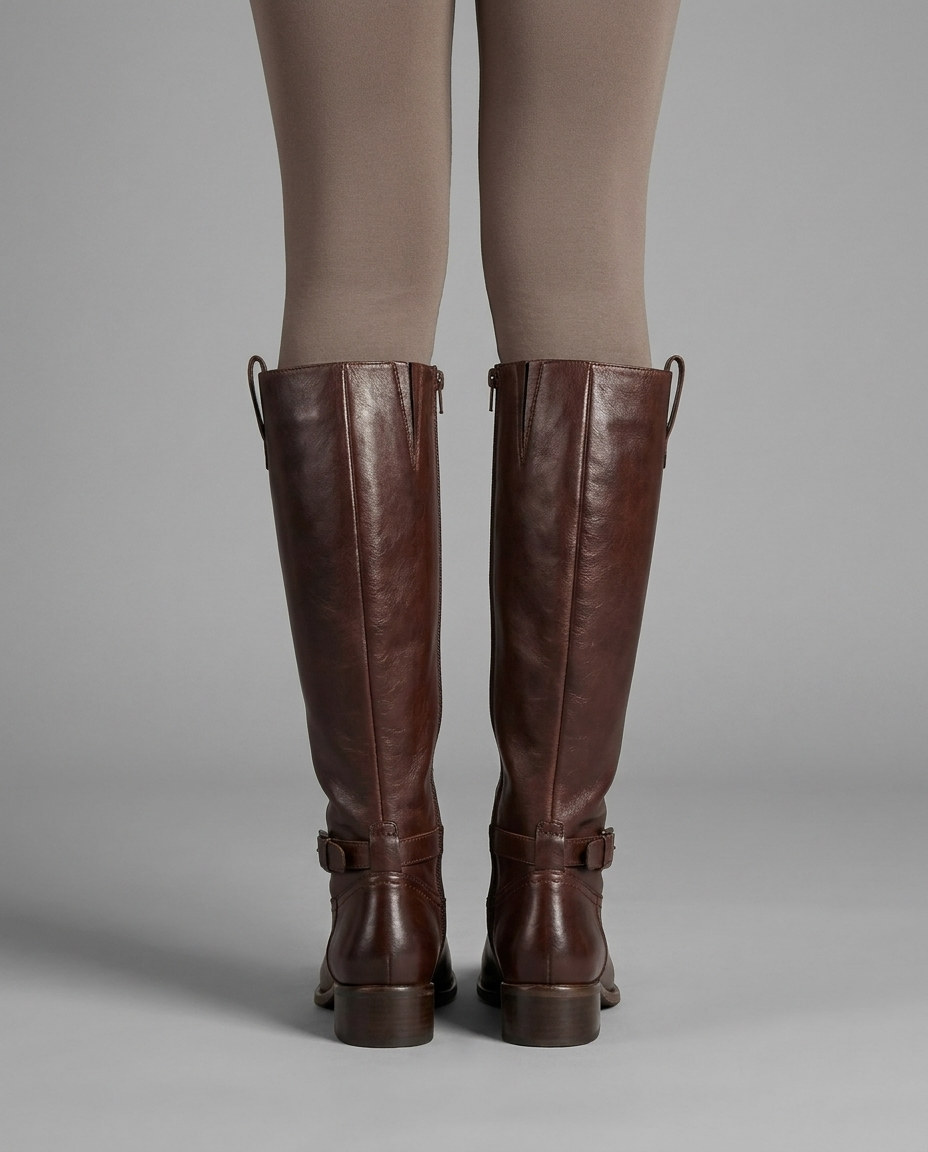 Brown Knee High Riding Boots