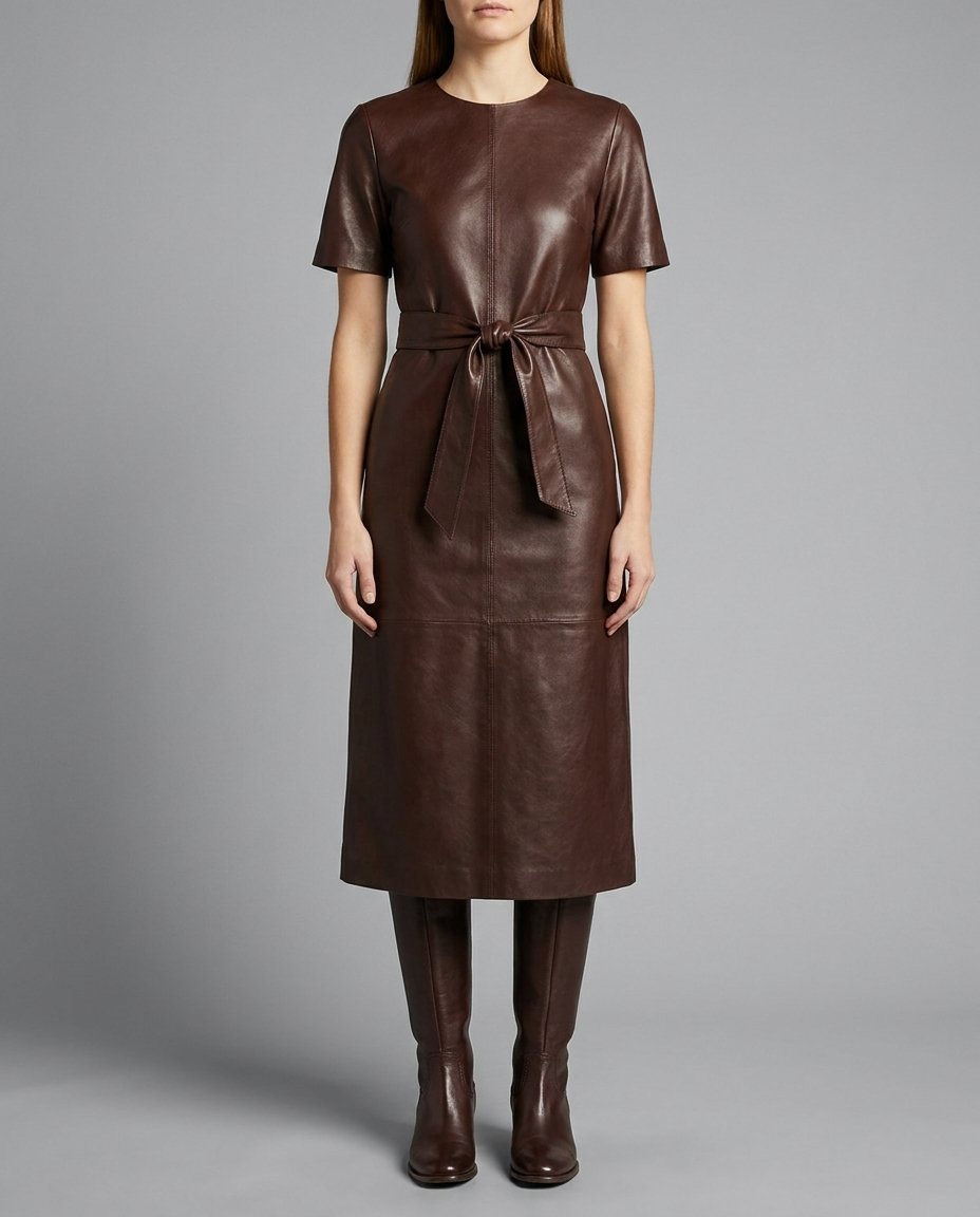 Brown Knee High Riding Boots
