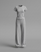 Grey Marl Loungewear Co-ord Set
