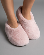 Pink Faux Fur Fluffy Slippers